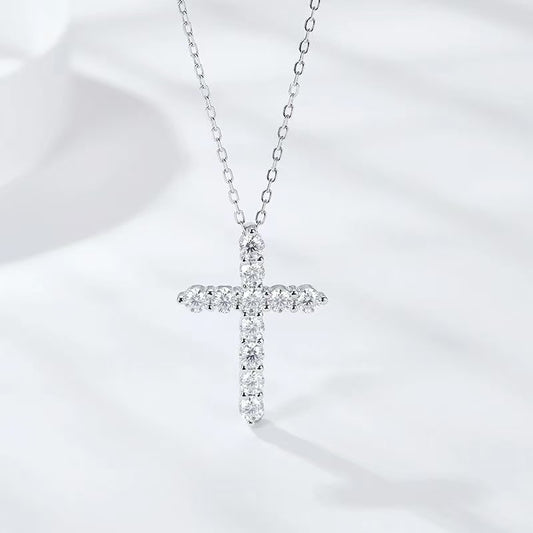 #06 (NECKLACES ) 925 Sterling Silver Moissanite Necklaces