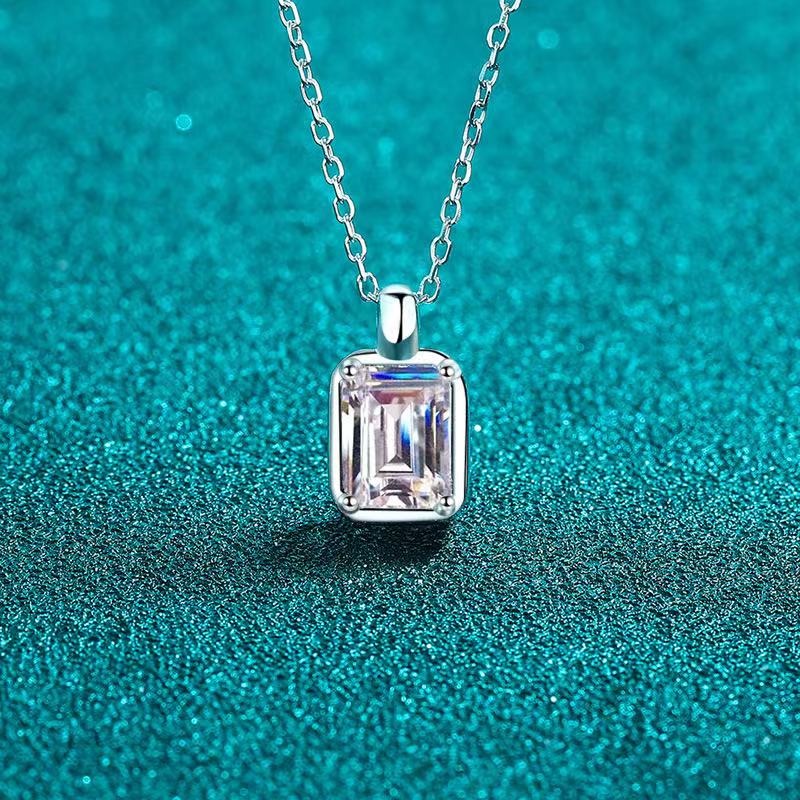 #06 (NECKLACES ) 925 Sterling Silver Moissanite Necklaces